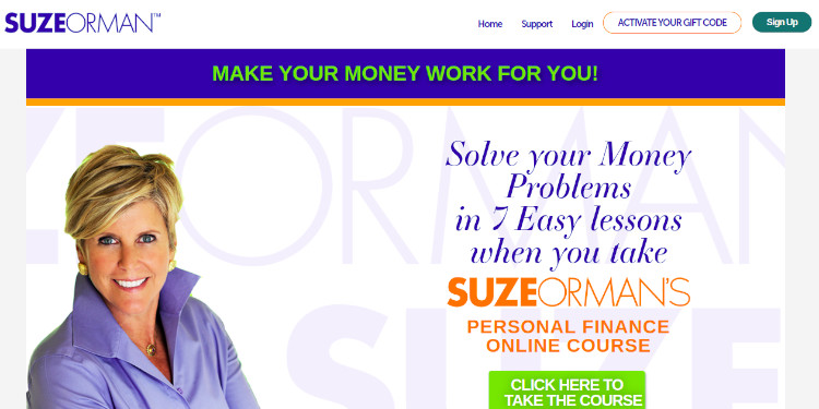 Suze’s Personal Finance Online Course by Suze Orman